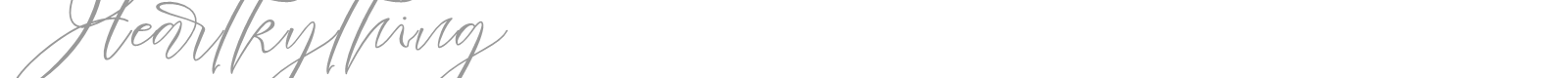 Heartkything font preview
